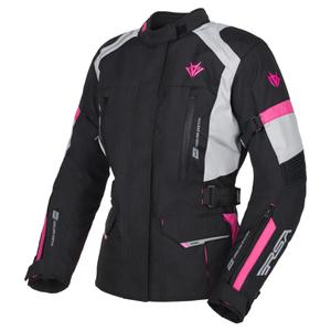 Ženska motoristična jakna RSA EXO 2 black-grey-pink