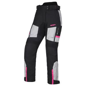 Ženske motoristične hlače RSA EXO 2 black-grey-pink