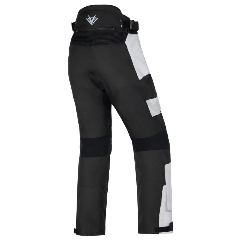 RSA EXO 2 ženske motoristične hlače črno-sive