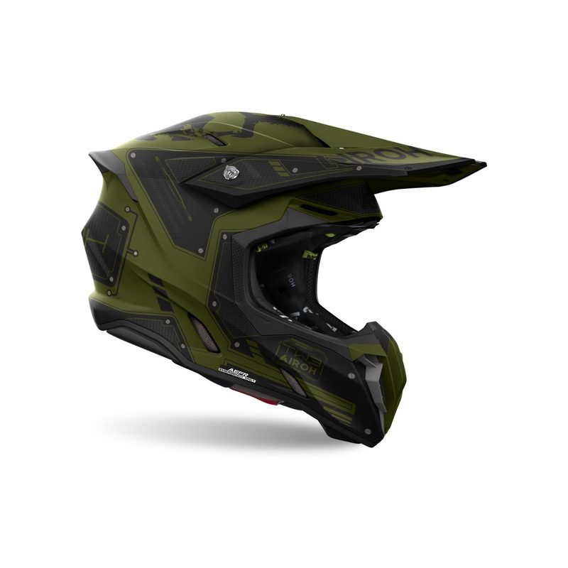 Motokros čelada Airoh Twist 3 Military mat