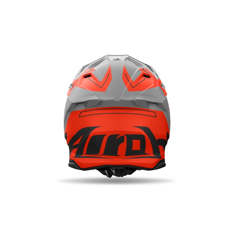Motokros čelada Airoh Twist 3 Dizzy mat fluo oranžna