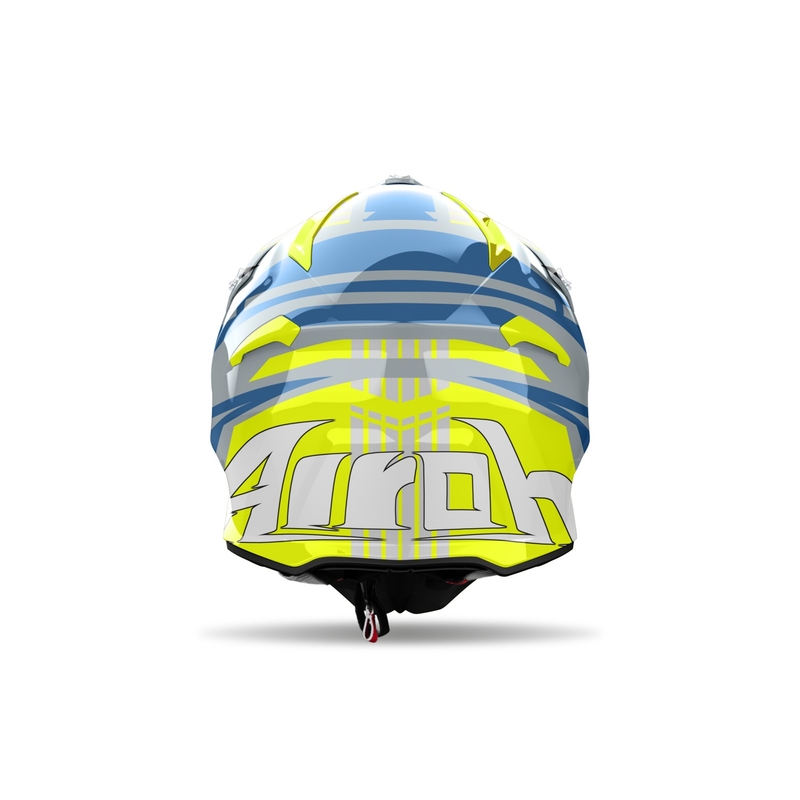 Motokros čelada Airoh Aviator Ace 2 Proud, sijajno rumena