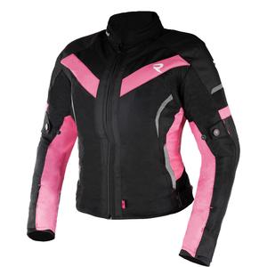 Ženska motoristična jakna Street Racer Evans Air Black and Pink