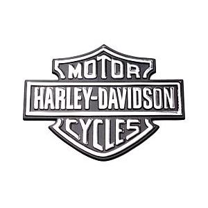 3D nalepka Harley-Davidson krom