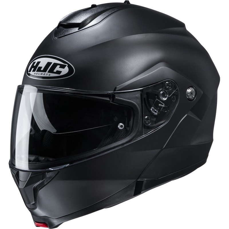 Preklopna motoristična čelada HJC C91N Solid, polčrna