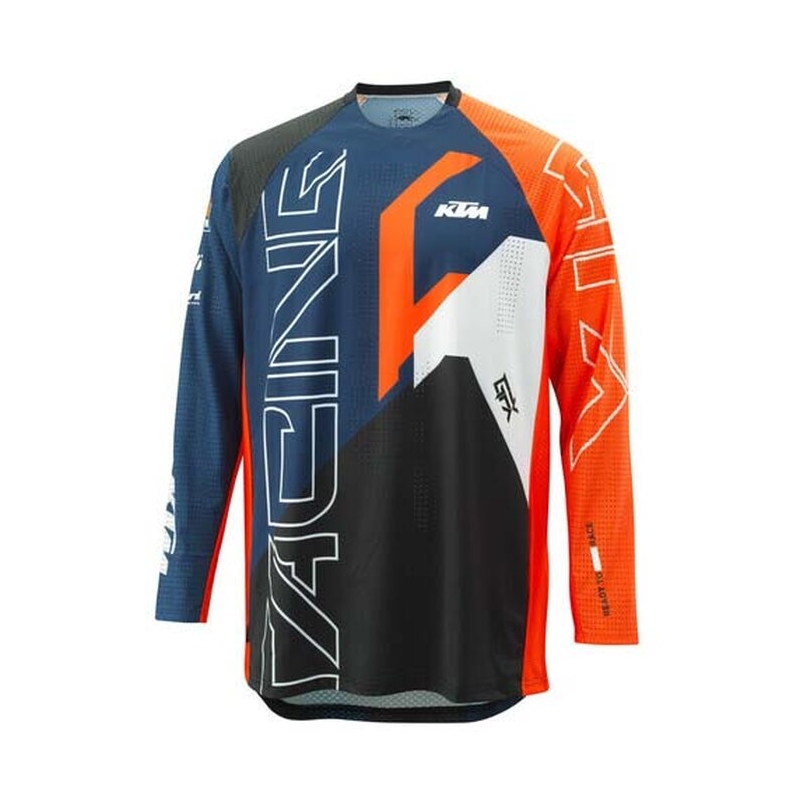 Motokrosový dres KTM Gravity-FX Replica černo-modro-oranžový razprodaja