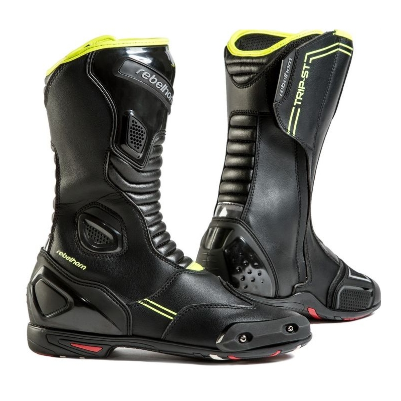 Motoristični škornji Rebelhorn Trip ST CE black-fluo yellow razprodaja