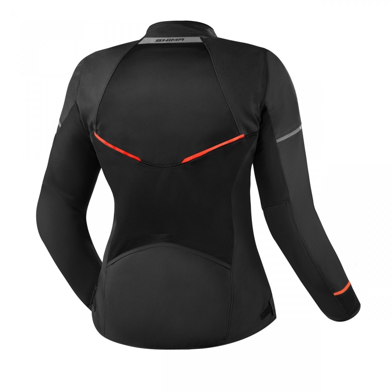 Ženska motoristična jakna Shima X-MESH 2.0 black-red