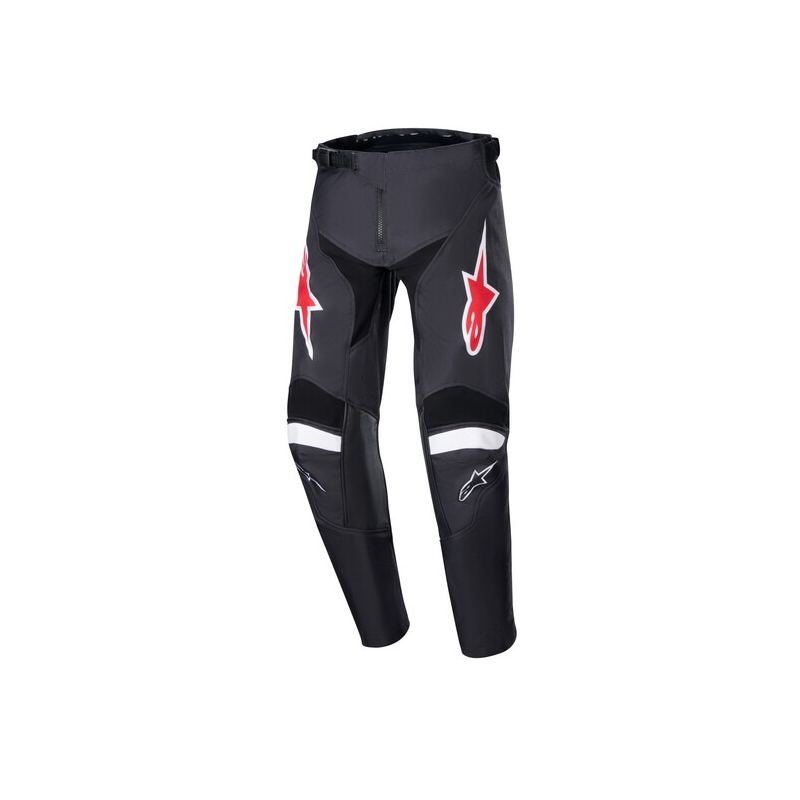 Otroške motokros hlače Alpinestars Racer Lucent črno-belo-rdeče