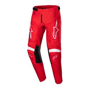 Alpinestars Racer Lurv 2024 Otroške hlače za motokros rdeče in bele barve