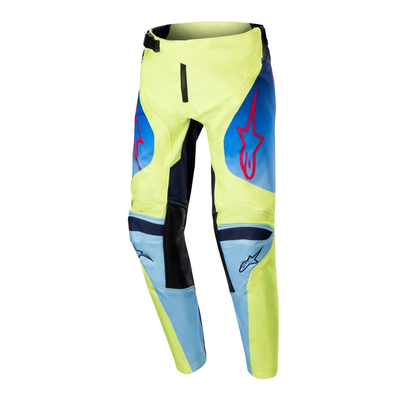 Alpinestars Racer Hoen otroške motokros hlače fluo rumeno-modro-rdeče