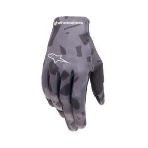 Otroške rokavice za motokros Alpinestars Radar 2024 sive, kamuflažno-črne