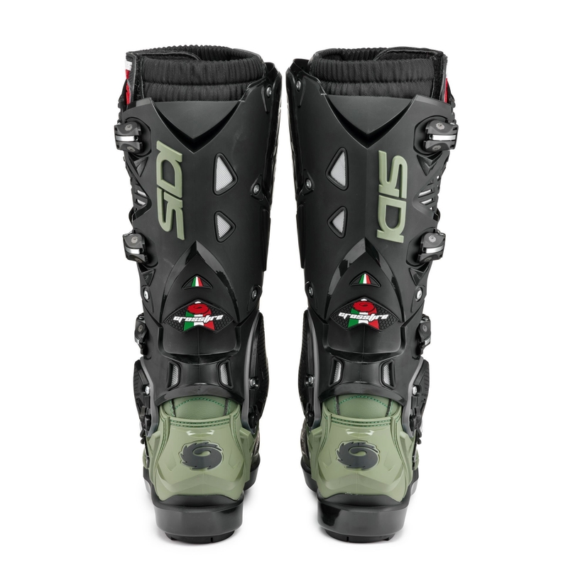 Motoristični škornji SIDI CROSSFIRE 3 SRS zeleno-črni