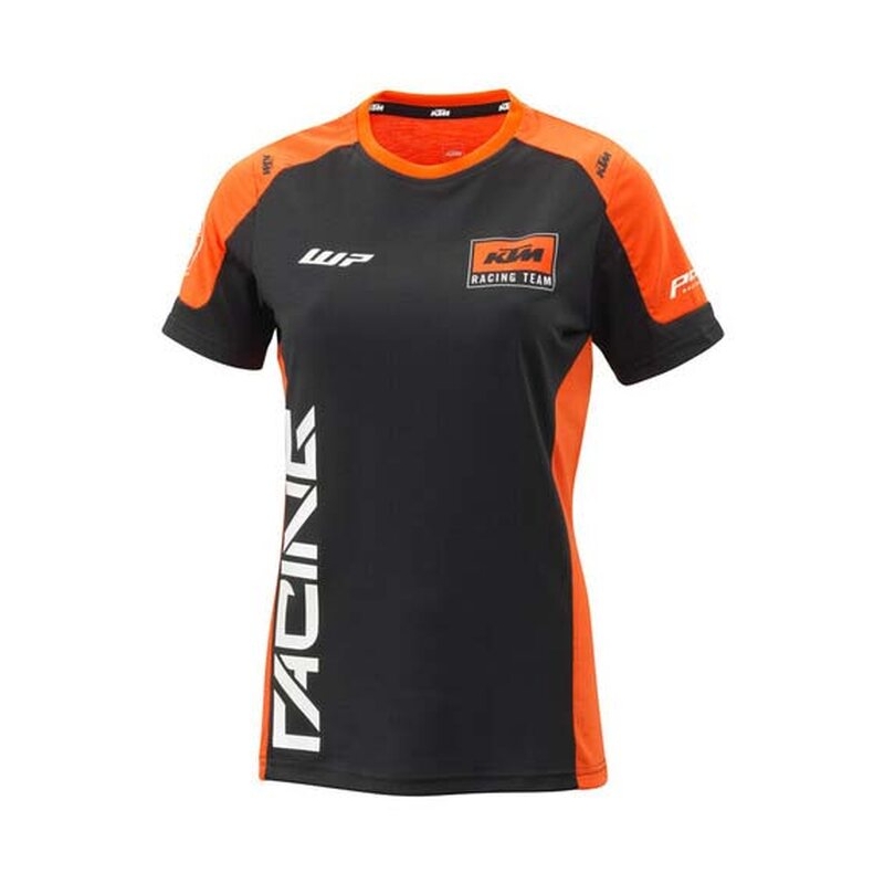 Ženska majica KTM Team črno-oranžna