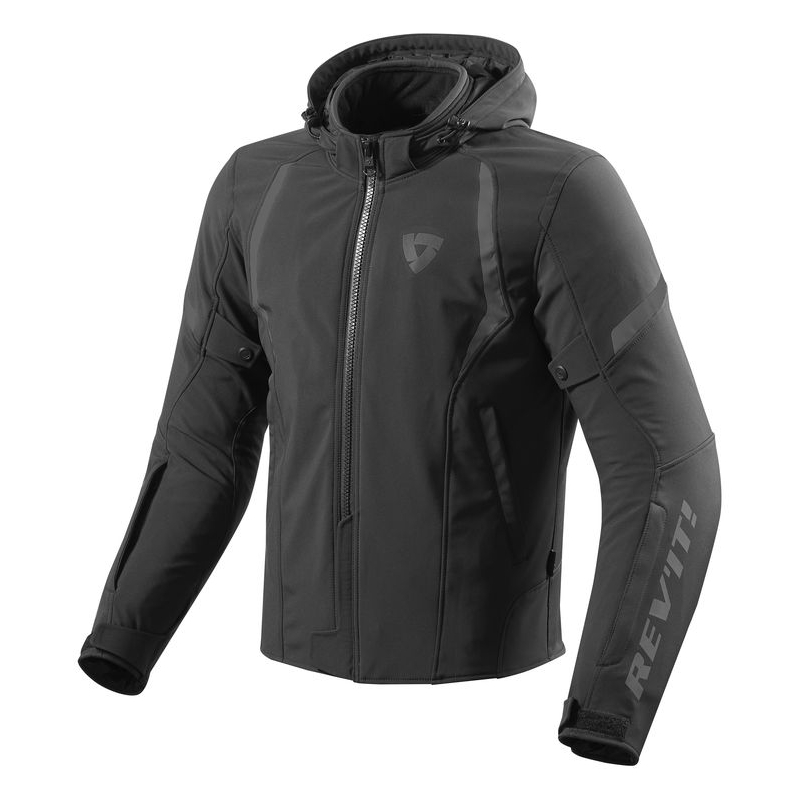 Revit Burn Black Motorcycle Jacket razprodaja