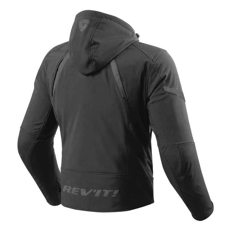 Revit Burn Black Motorcycle Jacket razprodaja