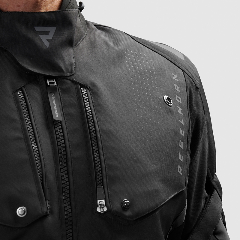 Motoristična jakna Rebelhorn Hiker IV črna