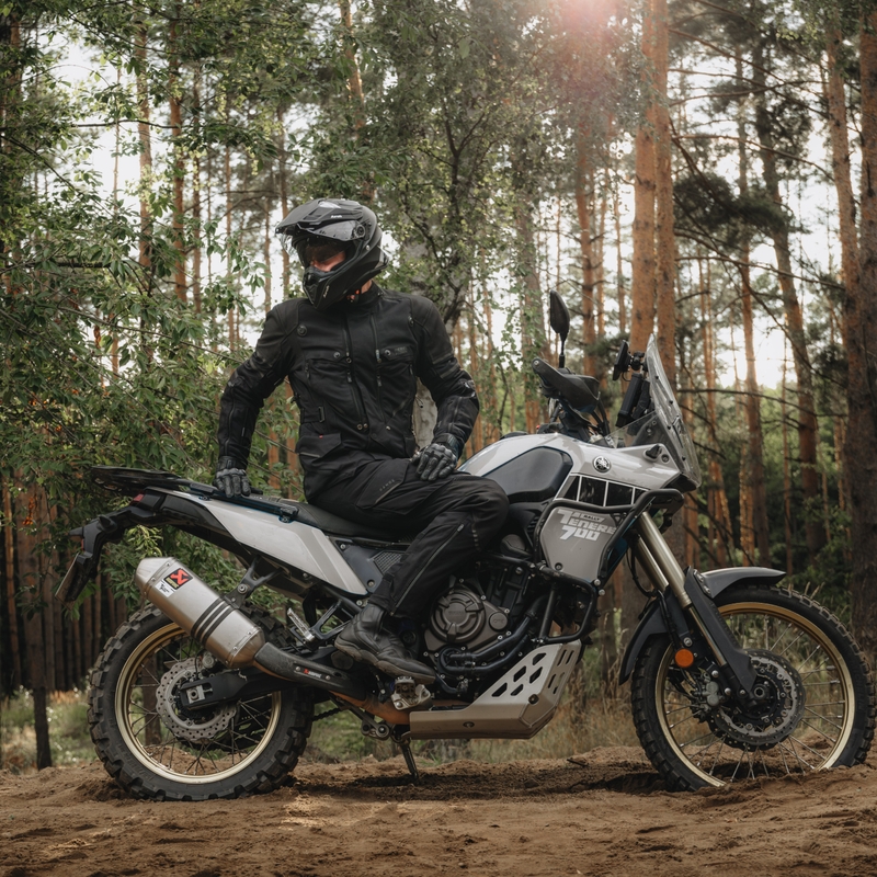 Rebelhorn Range Črna motoristična jakna