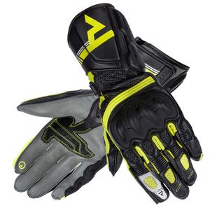 Rebelhorn ST Long Black-Gray-Fluo Yellow Motoristične rokavice za ženske razprodaja výprodej