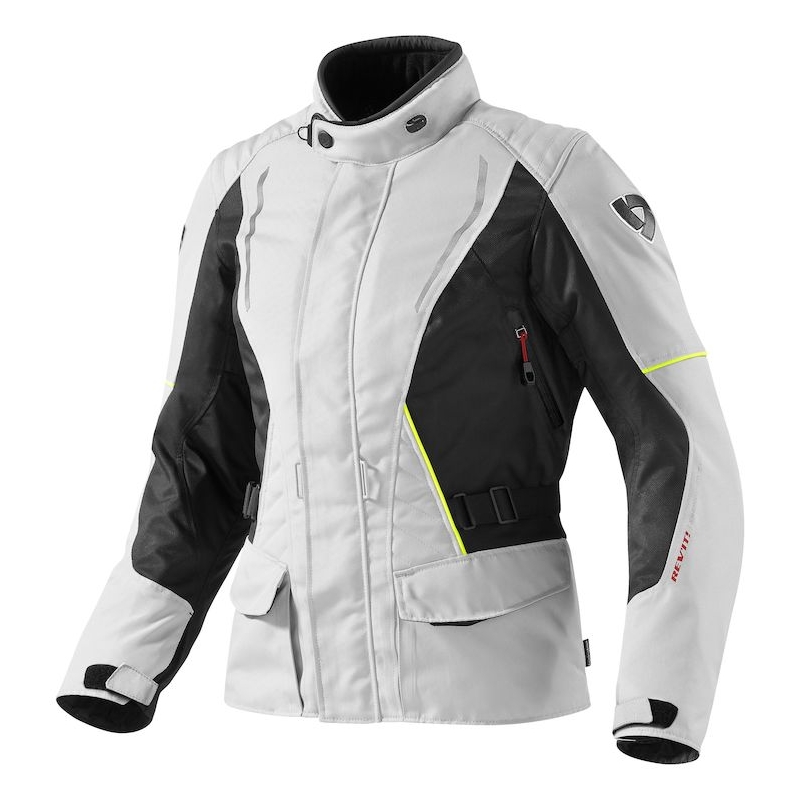 Revit Monroe Silver and Black motoristična jakna za ženske razprodaja