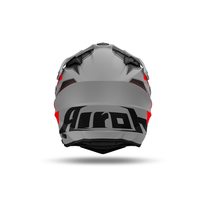 Enduro čelada Airoh Commander 2 Reveal mat rdeča fluo