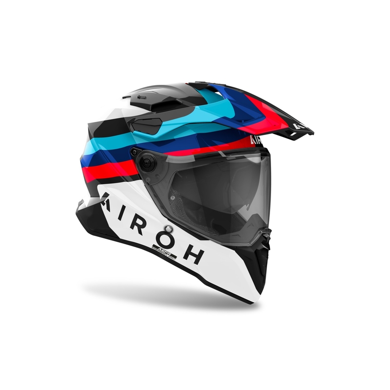 Čelada Airoh Commander 2 Doom Enduro, sijajno črna