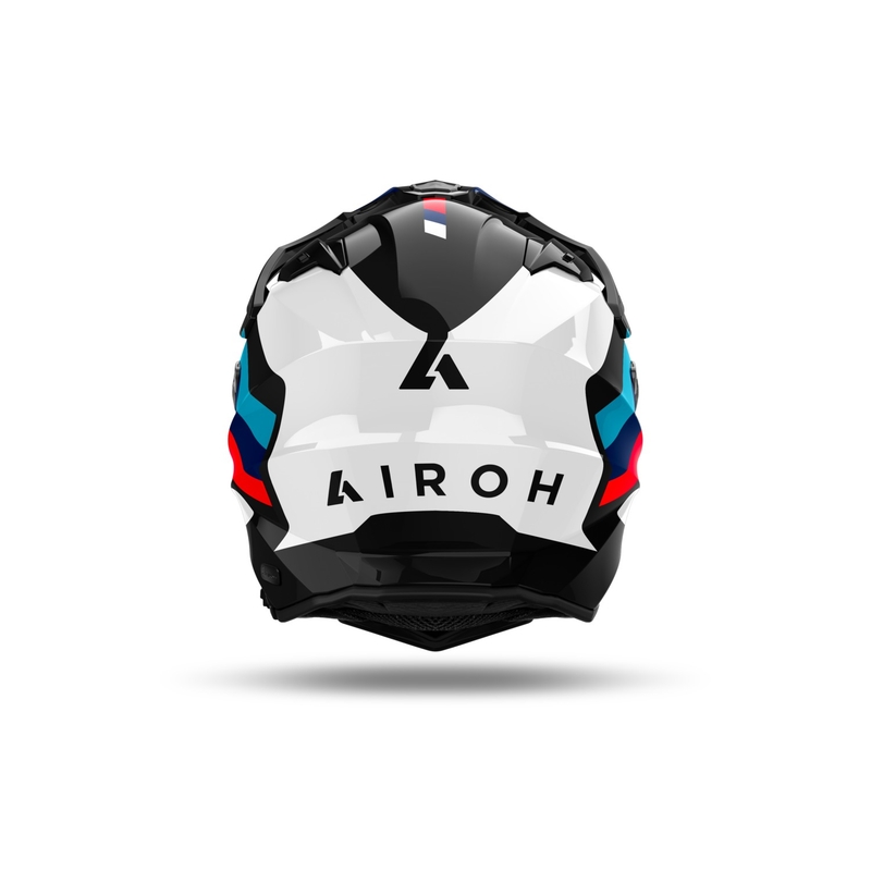 Čelada Airoh Commander 2 Doom Enduro, sijajno črna