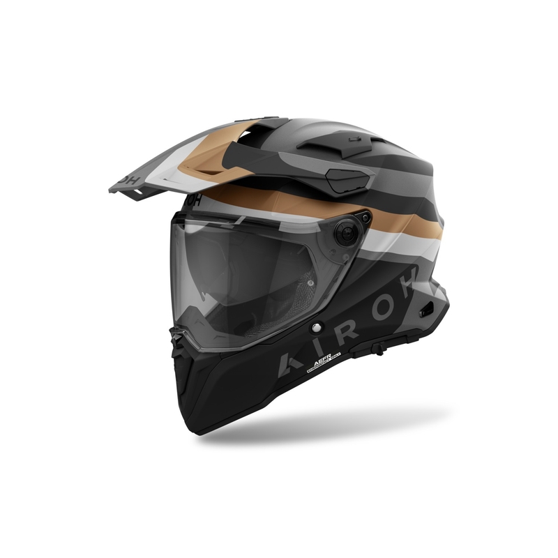 Enduro čelada Airoh Commander 2 Doom mat zlata