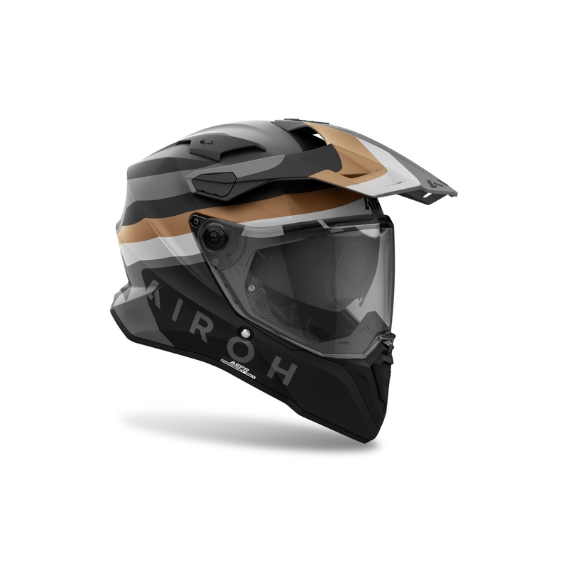 Enduro čelada Airoh Commander 2 Doom mat zlata