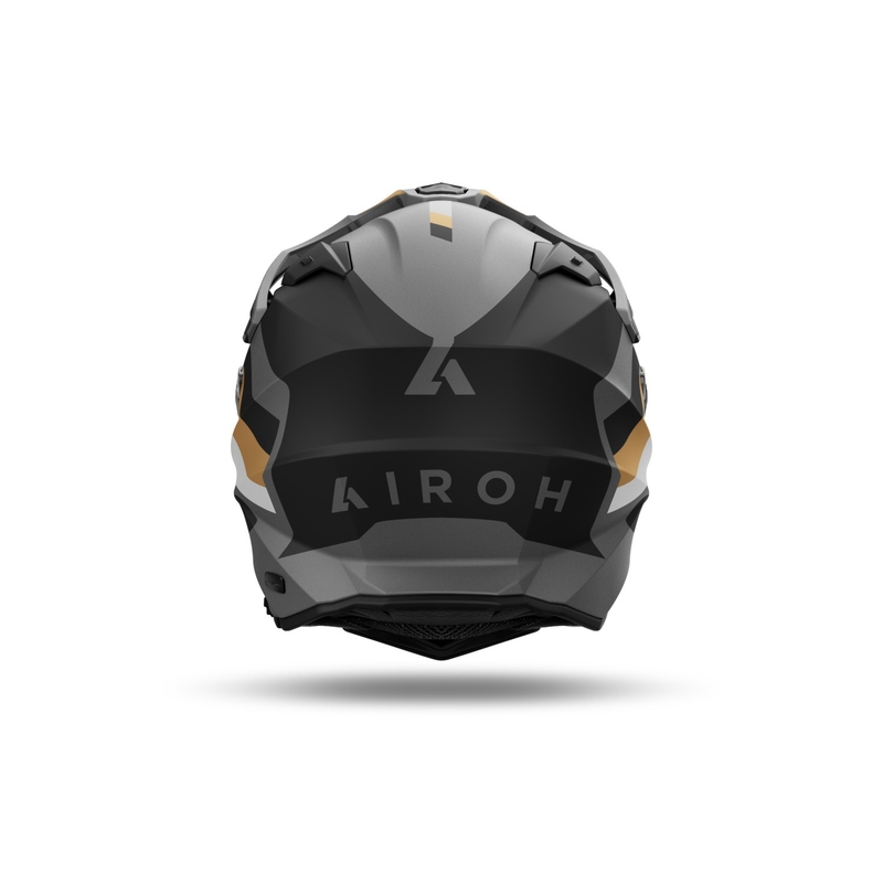 Enduro čelada Airoh Commander 2 Doom mat zlata