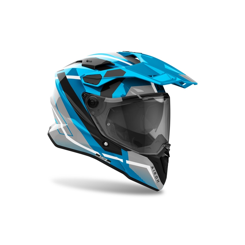 Enduro čelada Airoh Commander 2 Mavick sijajno modra