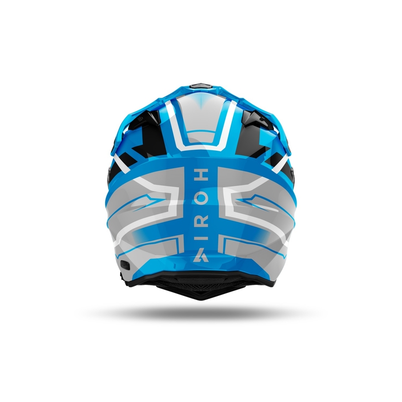 Enduro čelada Airoh Commander 2 Mavick sijajno modra