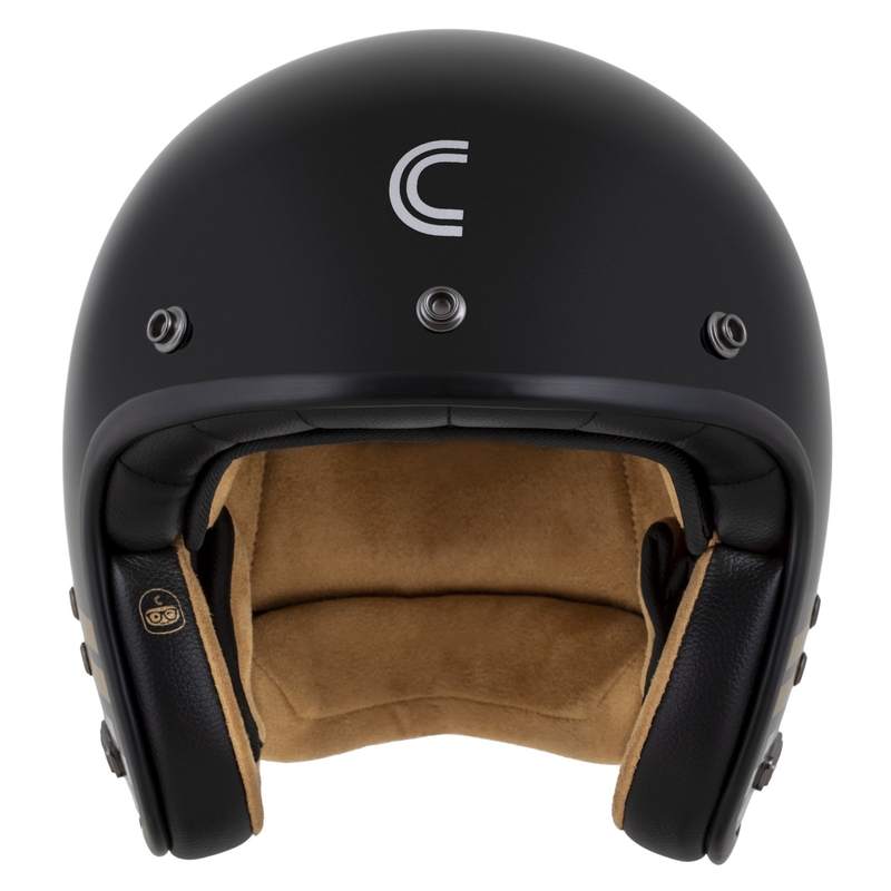 Cassida Eso Forty Nine Odprta čelada Black Pearl-Gold-Grey