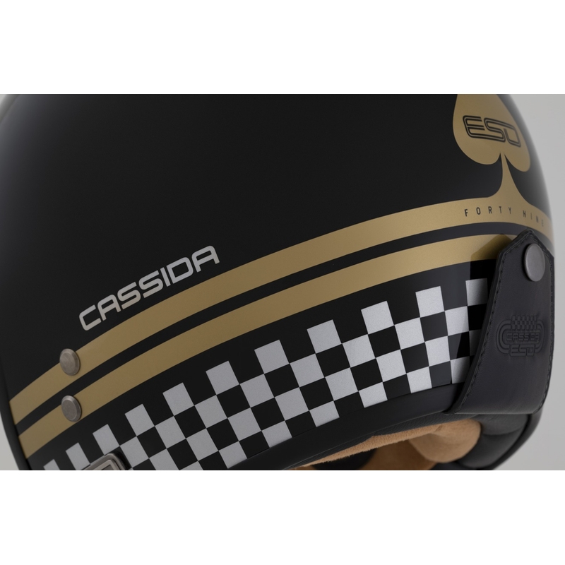 Cassida Eso Forty Nine Odprta čelada Black Pearl-Gold-Grey
