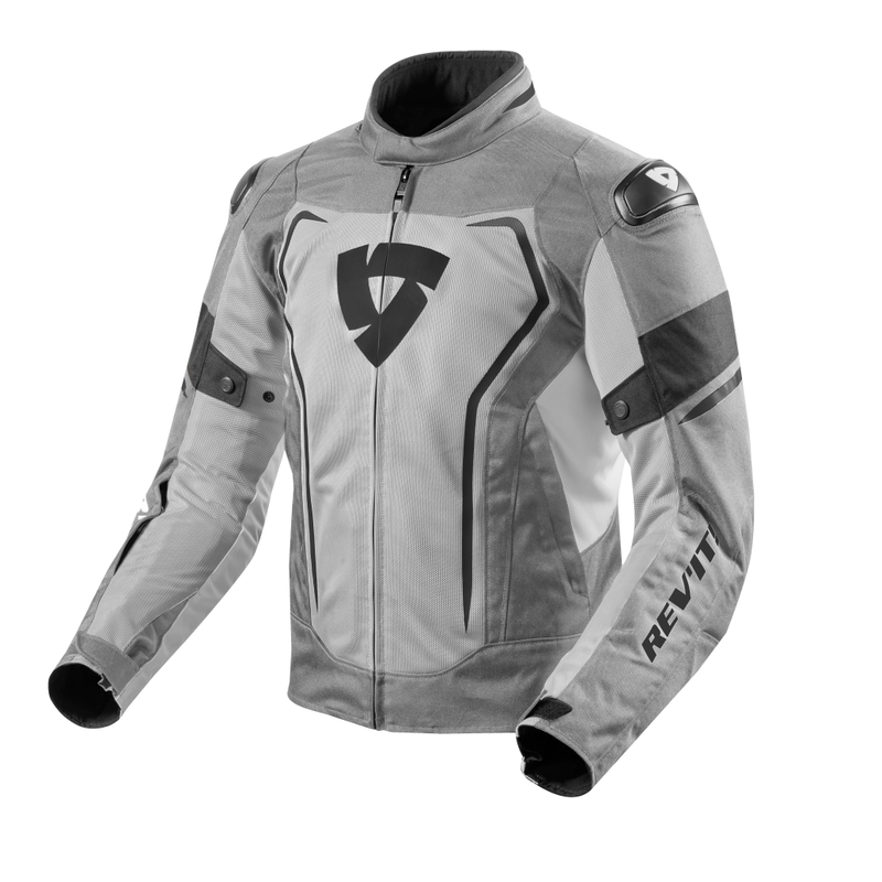 Motoristična jakna Revit Vertex air black-light grey razprodaja
