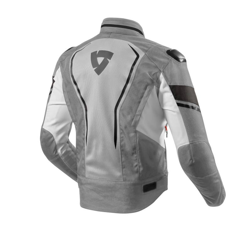 Motoristična jakna Revit Vertex air black-light grey razprodaja