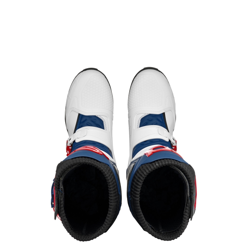 Motoristični škornji SIDI X POWER SC white-blue-red