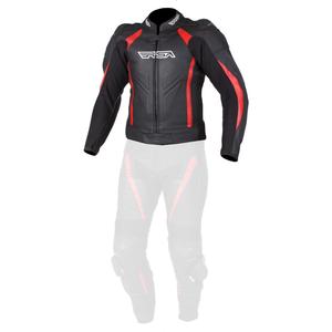 Moška motoristična jakna RSA Imola black-red razprodaja