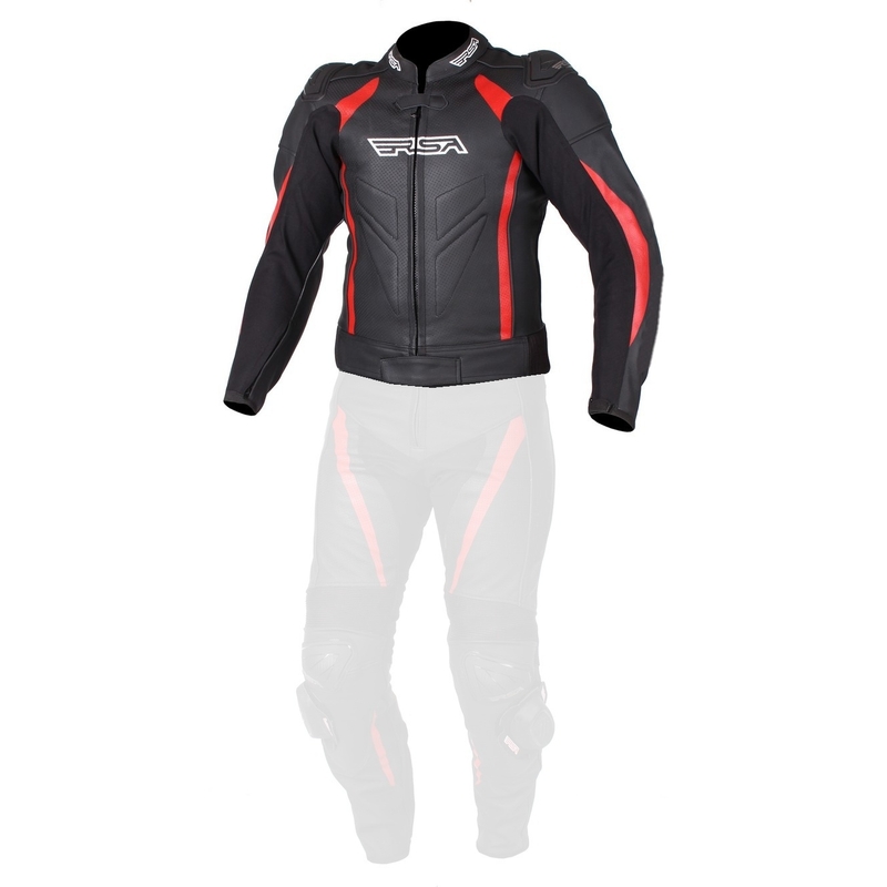 Moška motoristična jakna RSA Imola black-red razprodaja