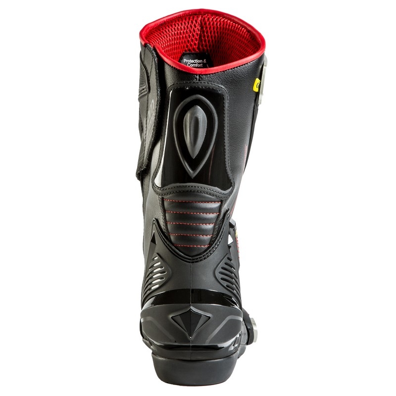 Rebelhorn Piston II CE black-fluo red motoristični škornji razprodaja
