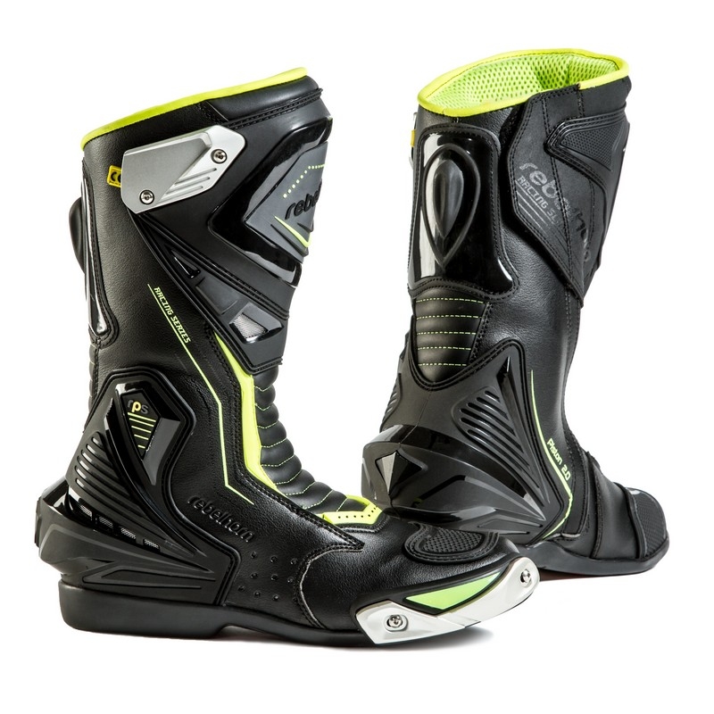 Rebelhorn Piston II CE black-fluo yellow motoristični škornji razprodaja