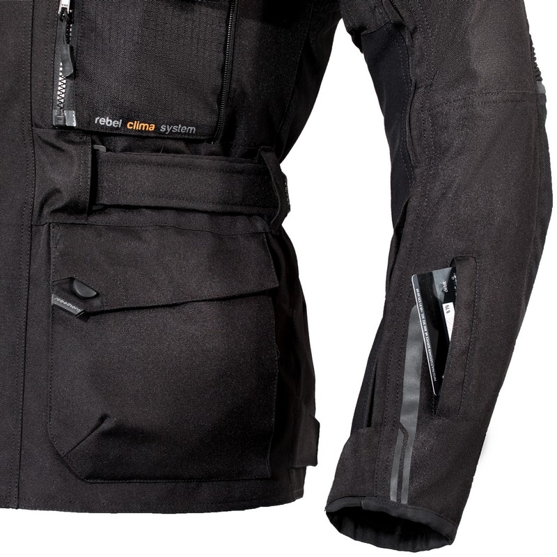 Rebelhorn Cubby III motoristična jakna black