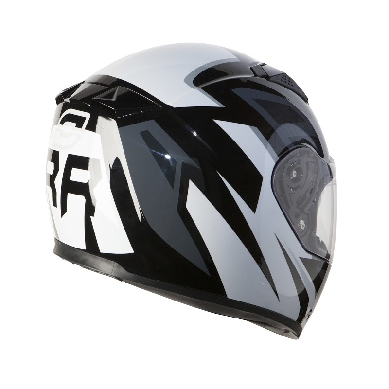 Motoristična čelada Ozone RC-01 black-grey-white razprodaja
