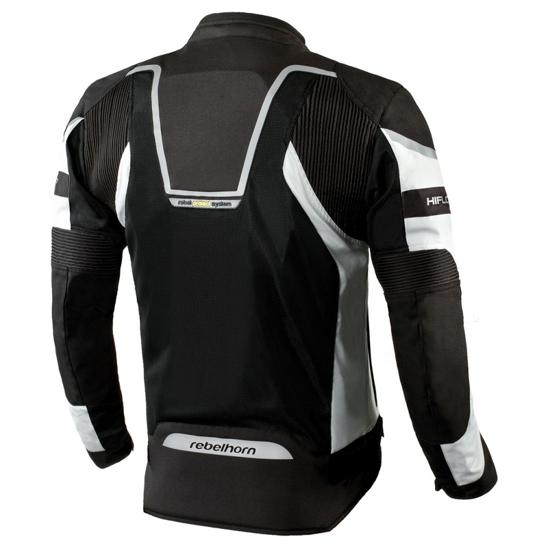 Moto jakna Rebelhorn Hiflow III silver-black