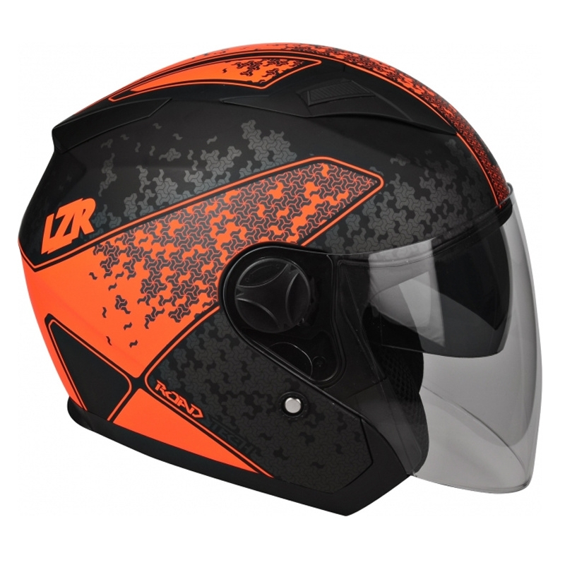Odprta čelada Lazer JH-1 Road Tech black-fluo red razprodaja