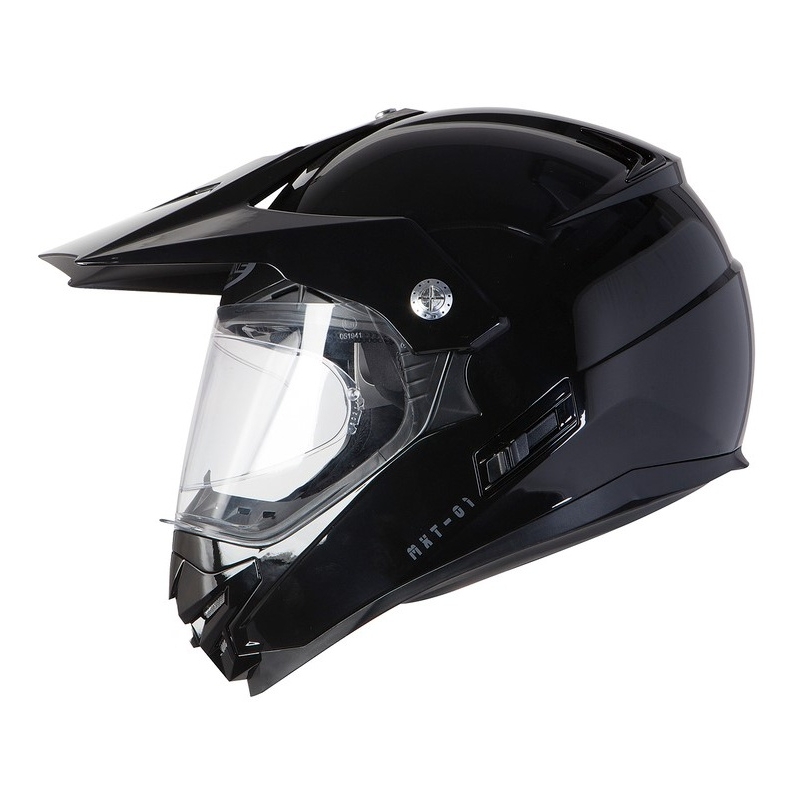 Enduro čelada Ozone MXT-01 Pinlock Ready črna sijajna