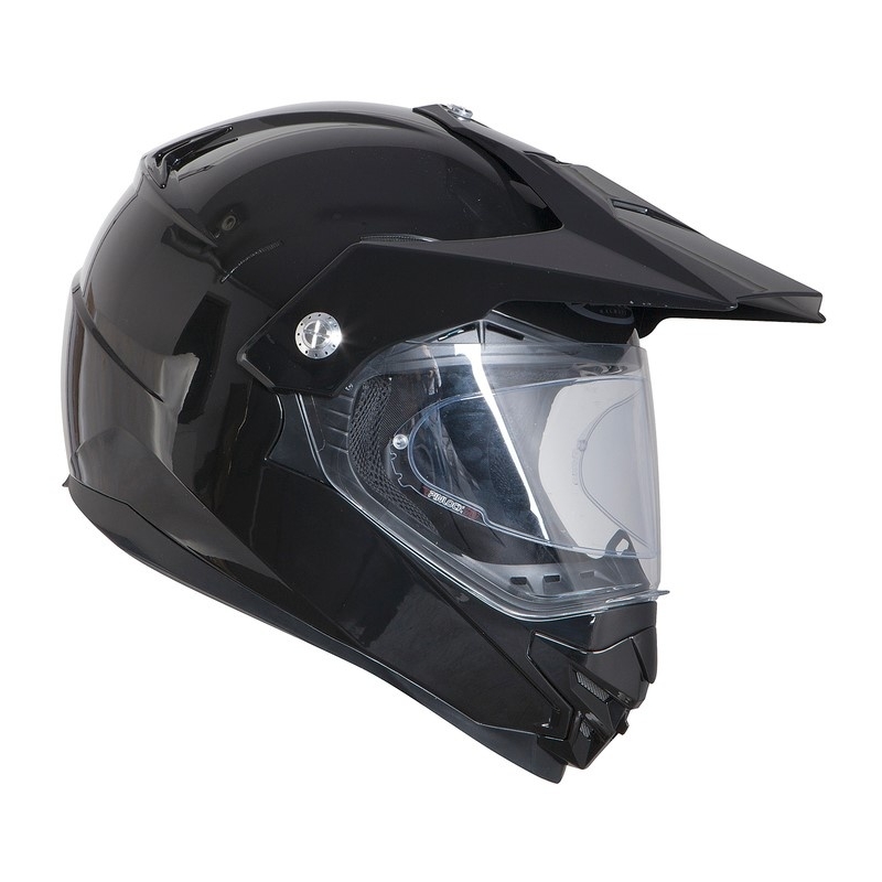 Enduro čelada Ozone MXT-01 Pinlock Ready črna sijajna