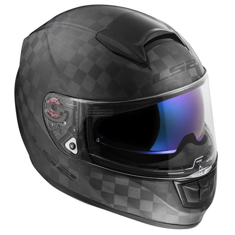 Motoristična čelada LS2 FF397 Vector Solid Carbon Black Matte razprodaja