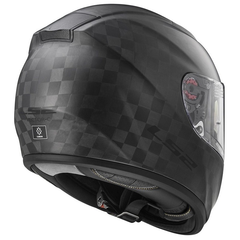 Motoristična čelada LS2 FF397 Vector Solid Carbon Black Matte razprodaja