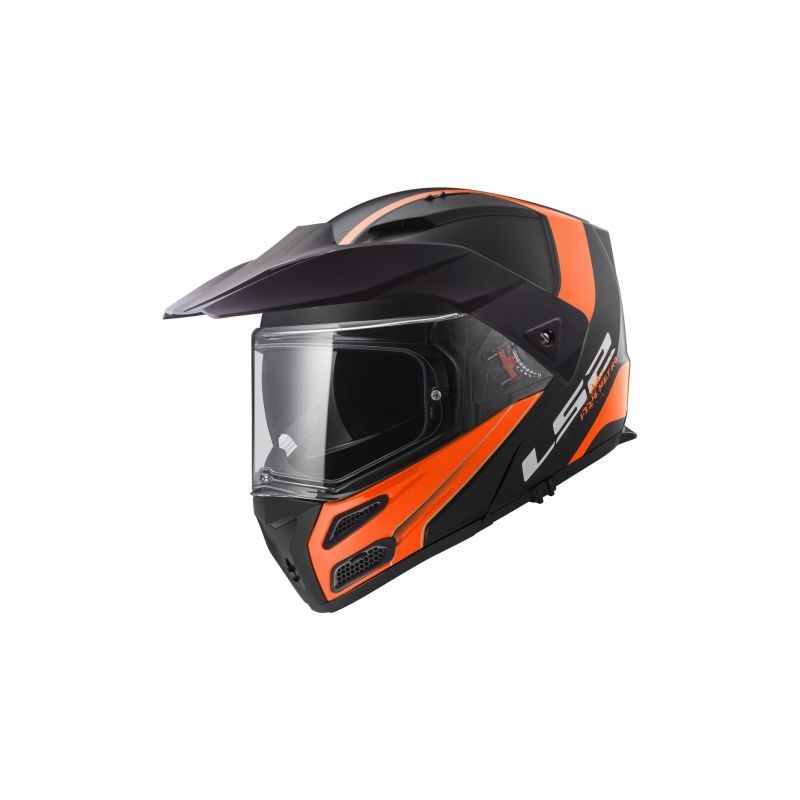LS2 FF324 Metro EVO Rapid čelada črno-oranžna razprodaja